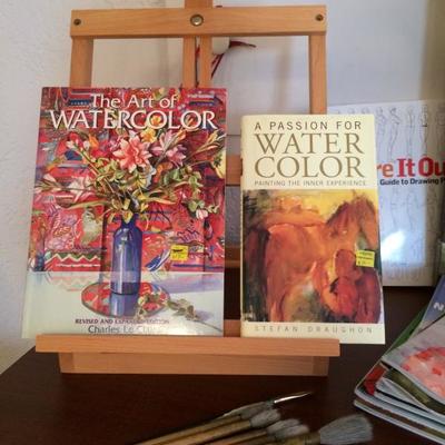 Easels and Technique Books -beginner and novice