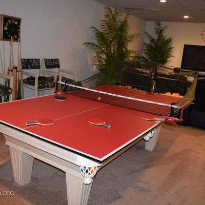 Ping-Pong/Pool table.