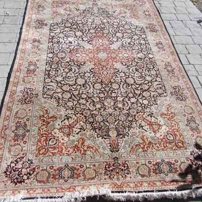 Hereke Double Knotted Silk Turkish Rug
This was purchased in Turkey in 2002. It has never been walked on. It measures 8â€™ 3â€ X 5â€™...