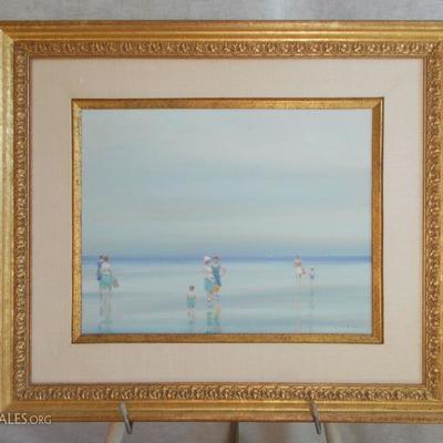 Andre Gisson
Beach Scene with Figures $4.000 [appraisal value $8,000]
oil on canvas 11