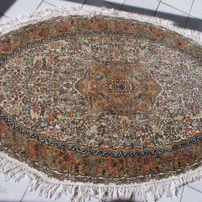 Hereke Double Knotted Silk Turkish Rug
This was purchased in Turkey in 2002. It has never been walked on. It measures 3â€™ 5â€ X 5â€™...
