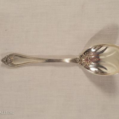 International Sterling Florence Sugar Spoon
This is dated 1903. It is 6”.
$24