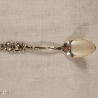 Lunt Sterling Demi tasse Spoon
It is 4”. 
$40