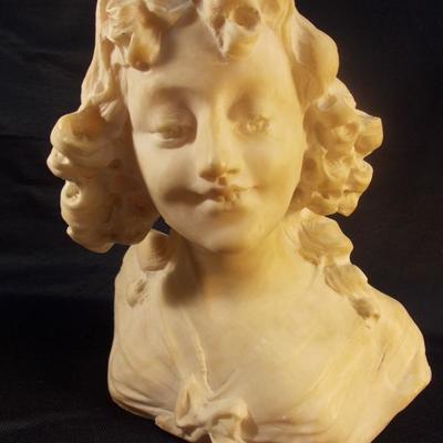 19th Century Marble Sculpture of Bust of a Lady
This measures 9Â½ X 6 Â¼ X 11 Â¼ inches. It is unsigned. 
$385 
