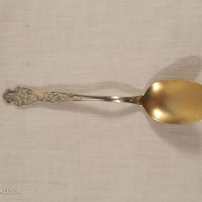 Page and Baker Mfg. Co. Sterling Spoon
This company was located in North Attleboro, MA from 1900-1935. The spoon is 5 1/16â€ and has a...