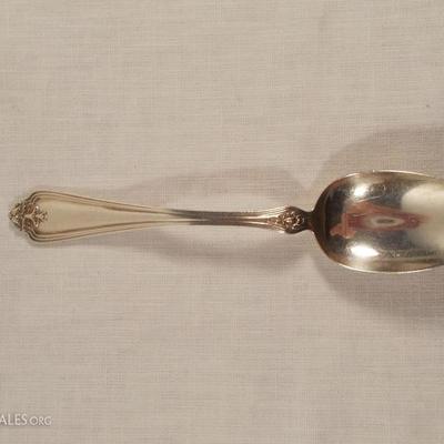 Whiting Mfg. Co. Duchess Sterling Spoon
This measures 5 7/8â€. 
$24