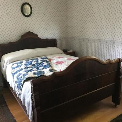 Victorian double bed