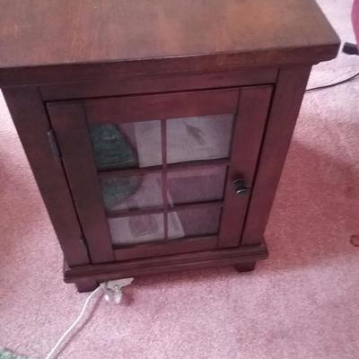 mission style side cabinet
