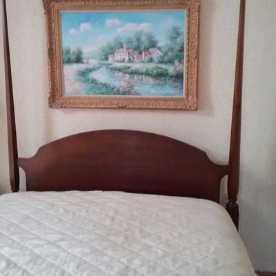 four poster bed