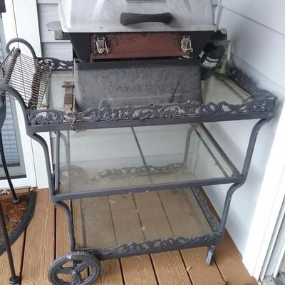 Tea Cart heavy rod iron