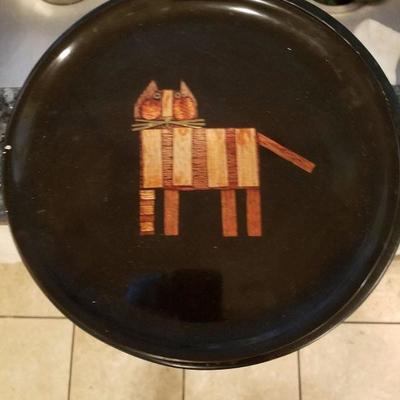 kitty cat plate