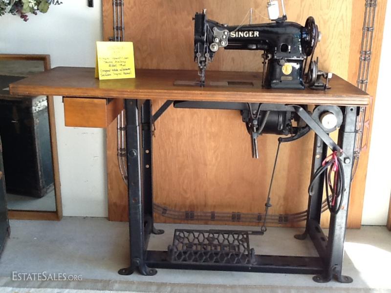 1929 Singer Sewing Machine, Model 110w1, High Speed Hemsticher