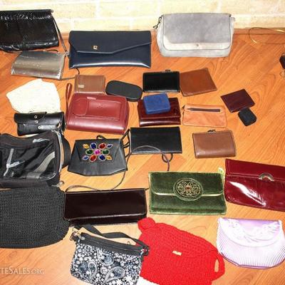 Box lot of purses
