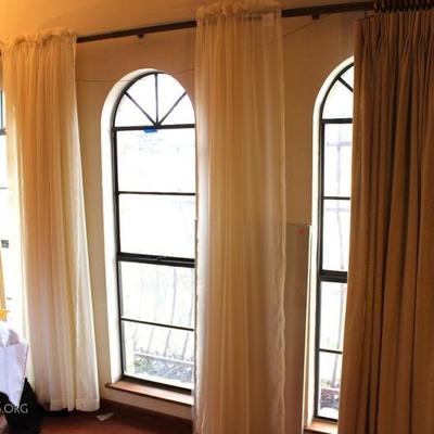 Sheer set of curtains
