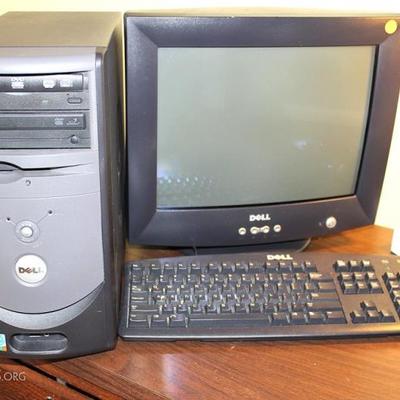 Dell Computer, hard drive has been removed
