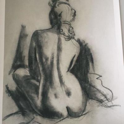  DOLORIS

A charcoal figure study by Clement Haupers. This is a limited edition museum quality giclee print on heavy weight matte stock....
