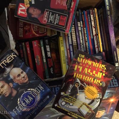 Star Trek books and collectibles