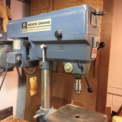 Boice Crane Drill Press and Stand