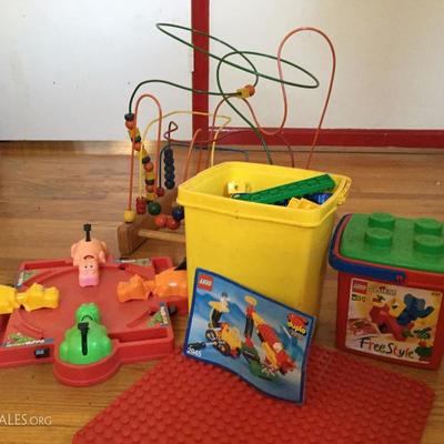 Vintage games, Duplo lego and bead track
