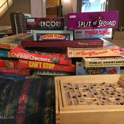 Selection of Vintage games and toys
