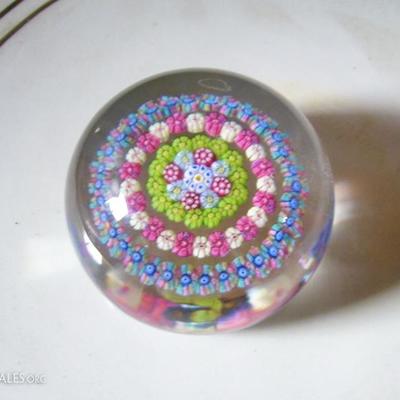 Baccarat paperweight...