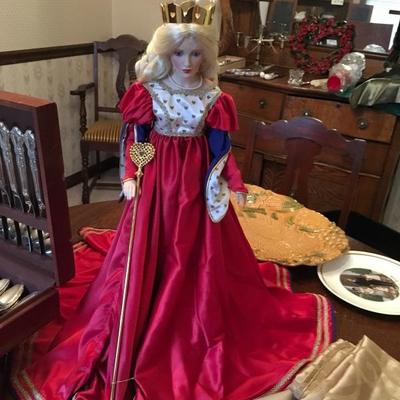 Queen of Hearts Vintage doll