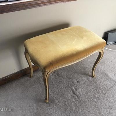Vintage French Provincial vanity stool