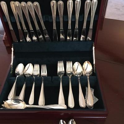 Vintage 65 Pc Towle 1865 silver plate