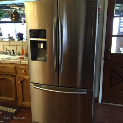3 month old stainless steel fridge 