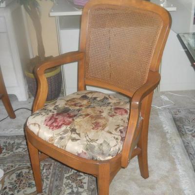 4 Cane Back Chairs $65