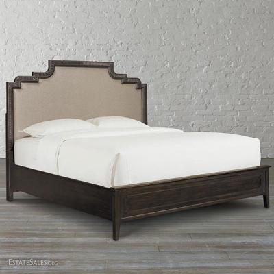 BASSETT FURNITURE EMPORIUM QUEEN BEDROOM SET, INCLUDES BED, 2 NIGHTSTANDS, AND DRESSER, IMMACULATE!