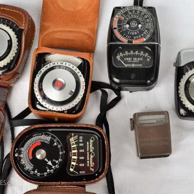 Vintage Photographer's light meters