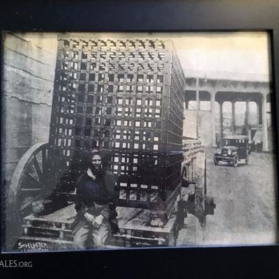 Gilmer jail being transported when new.