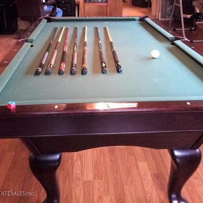Brunswick Table and Cues