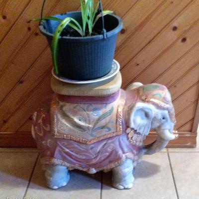 Elephant Plant Stand