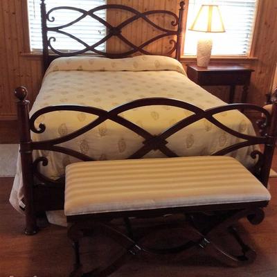 Queen Bed and Bench
