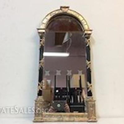 Ornate Arched Top Mirror