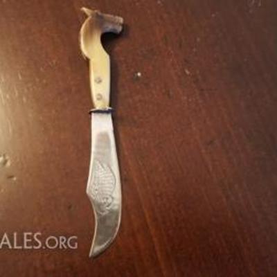 Sterling Knife with Horse Head Handle