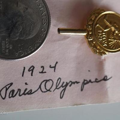 1924 Paris Olympic pin