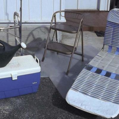MMD032 Igloo Cooler, Walker, Step Stool and More!
