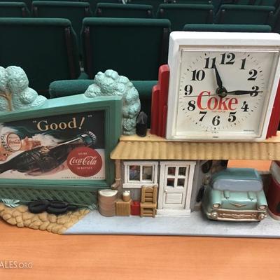 Coca-Cola diner clock