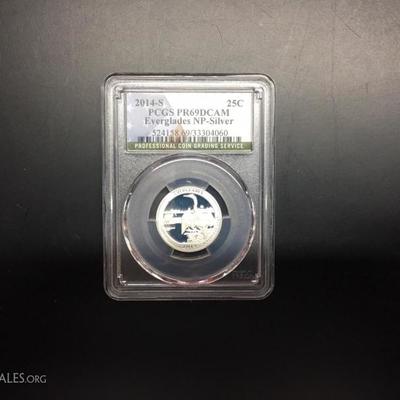 Silver Quarter Everglades PR69 DCAM 2014 