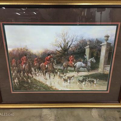 Hunting picture 42.5x34