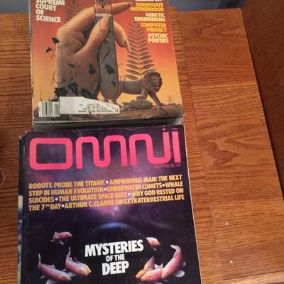 Omni Magazines 1986, 87, 88, 89
