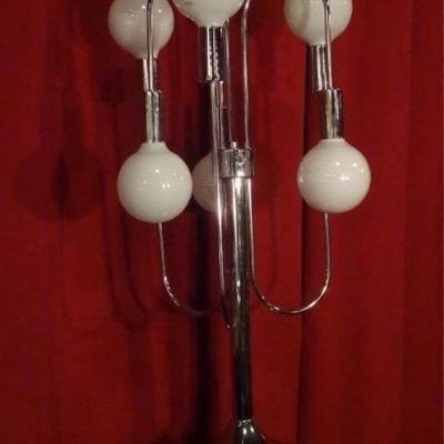 1960's/70's ROBERT SONNEMAN STYLE CHROME LAMP