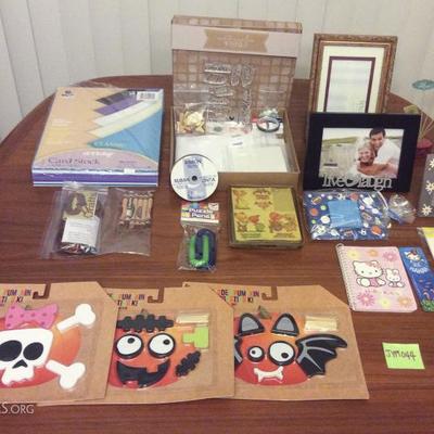 JYR044 Crafters Lot - Stamps, Pads, Frame & Much More
