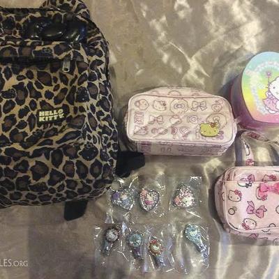 KEB006 Hello Kitty Lot - Back Pack, Jewelry Box & More!
