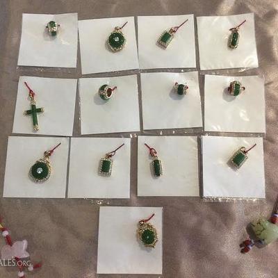 KEB011 Jade-Like Charms - Brand New - Great for Gifts!

