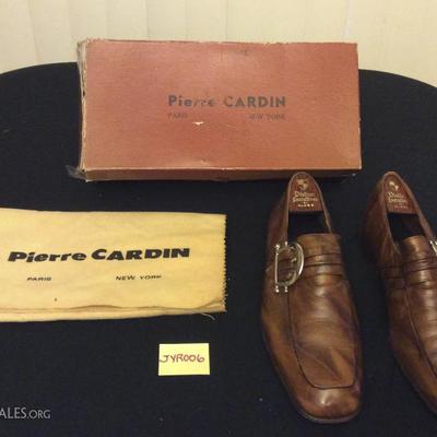 JYR006 Vintage Pierre Cardin Leather Loafers, Shoe Shapers
