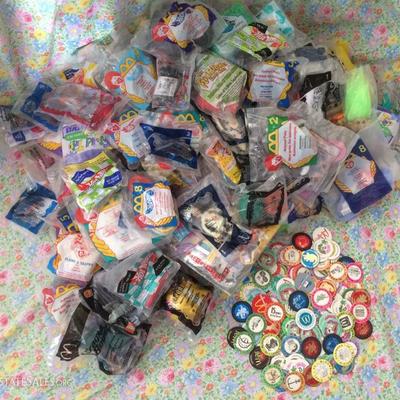 GY003 McDonald's POGS and Fast Food Toys
